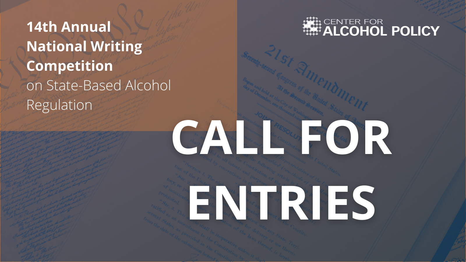 center for alcohol policy essay contest